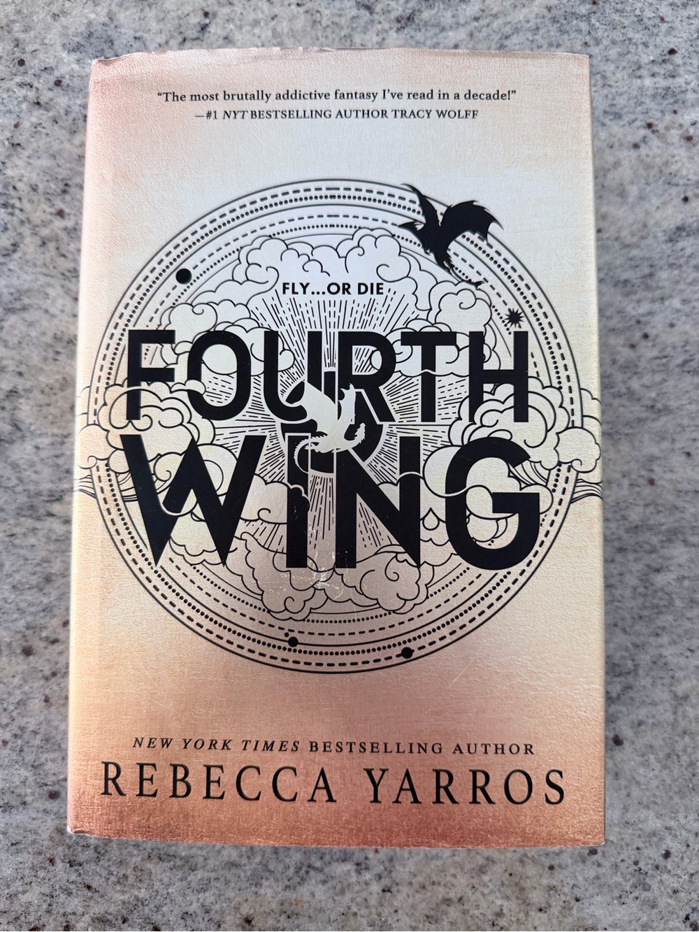 Fourth Wing hardbound book